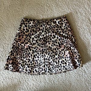 Princess Polly Leopard Mini Skirt